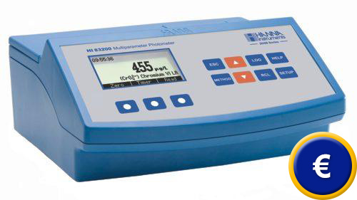 Fotómetro multifunción Hi 83216 para el control de agua en piscinas