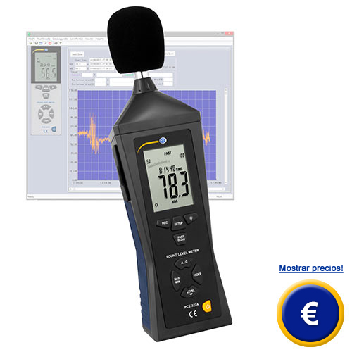 Aquí más información acerca del indicador de sonido PCE-322A