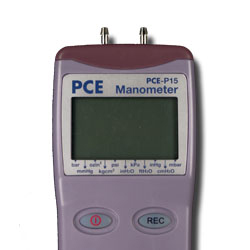 Manometro PCE-P15 para una presin mxima de 30 psi