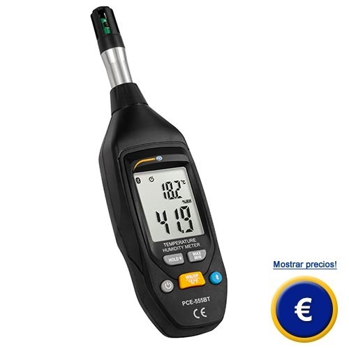 Ms informacin sobre el medidor ambiental PCE-555BT.