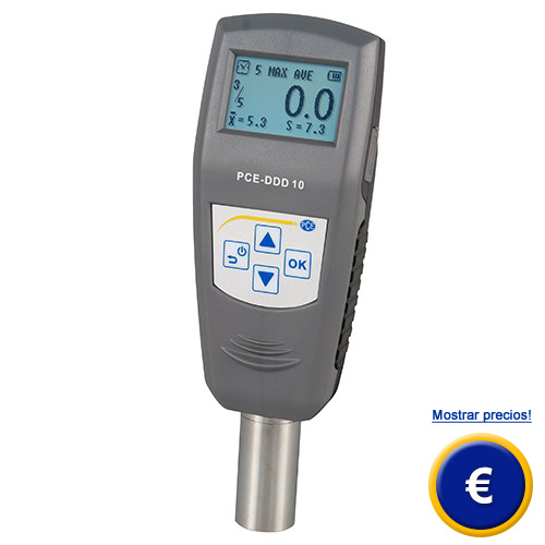 Más información acerca del medidor de dureza para termoplástico PCE-DDD 10