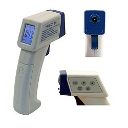 Sensor del medidor de espesor PCE-CT 25 y botones de ajuste
