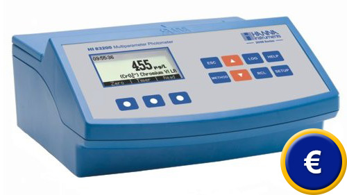 Medidor fotométrico multifunción C 203 para control de agua en piscifactorías