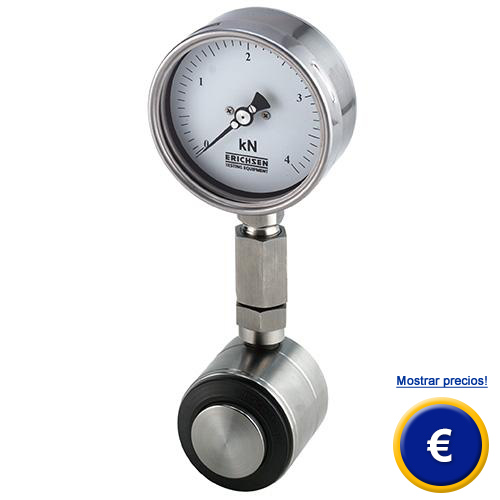 Más información acerca del medidor de fuerza hidráulico para mediciones de larga duración.
