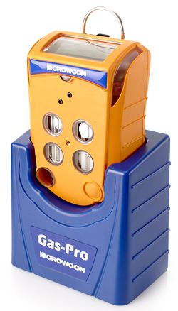 Medidor de gases Gas-Pro con el cargador