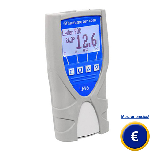 Más información acerca del medidor de humedad absoluta de cuero LM 6