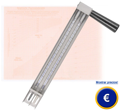 Medidor de humedad psicrómetro-centrifugo PCE-SPS 1