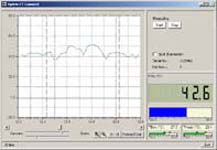 Software CT connect del medidor láser para temperatura digital PCE-IR10.