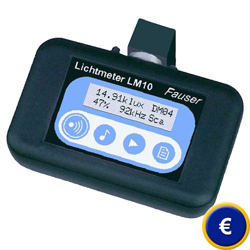 Más información acerca del medidor de luz LM 10
