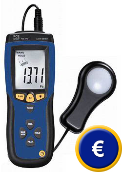 Medidor de luz profesional de alta precisión