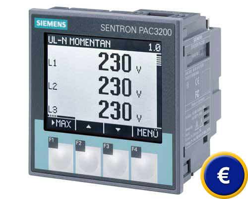 Medidor multifunción Siemens Sentron PAC3200