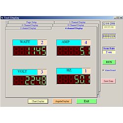 Software para el analizador de potencia PCE-PA6000.