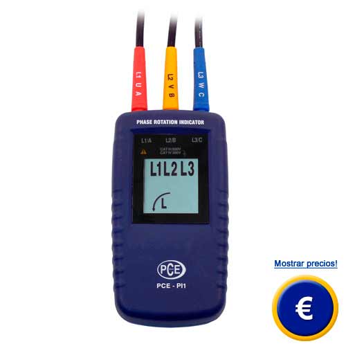 Ms informacin acerca del medidor de rotacin de fase PCE-PI1