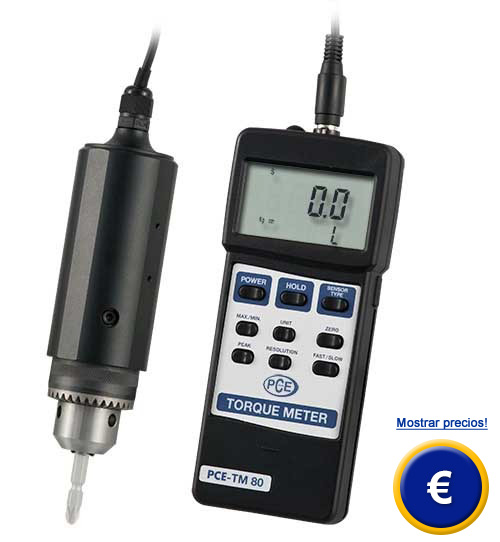 Medidor de torque digital PCE-TM 80