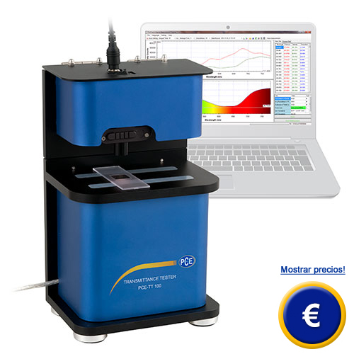 Ms informacin sobre el medidor de transmisin luminosa PCE-TT 100