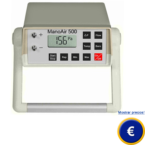 Micromanometro de presion diferencial ManoAir500