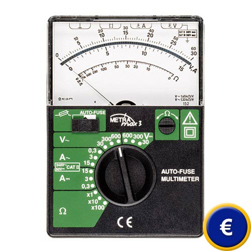Ms informacin sobre el multmetro analgico METRAmax3 