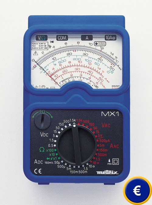 Ms informacin sobre el multmetro analgico METRIX MX1