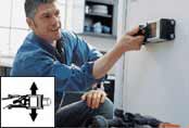 Localizador midiendo verticalmente