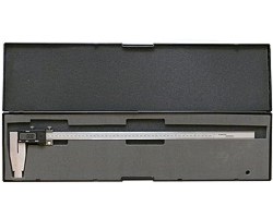 Se muestra el pie de rey PCE-DCP 600N en el maletín de PVC de alta calidad.
