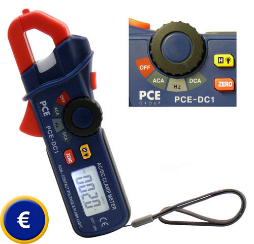 Mini pinza amperimétrica PCE-DC1
