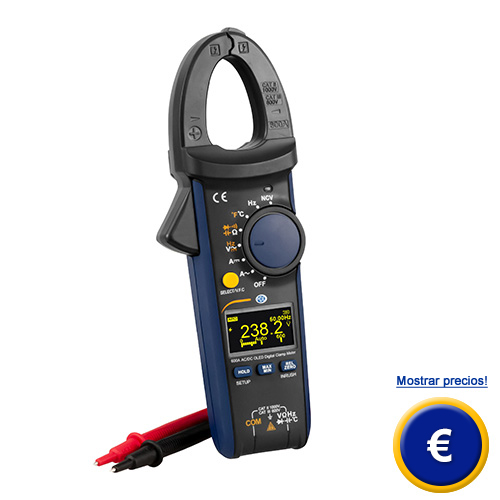 Ms informacin acerca de la pinza amperimtrica PCE-OCM 40