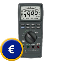 Multmetro digital DM-9960 con indicador grfico de barras.