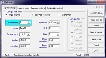 software para el registrado analgico PAR 99 X