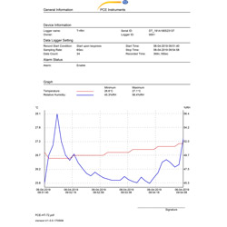 Informe del registrador de temperatura y humedad pdf 