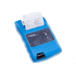 Impresora móvil, sin cables, HOMMEL-ETAMIC P5, para documentar los valores de medición in situ. Impreso de la magnitud, las condiciones de medición, y los perfiles de rugosidad.