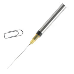 Sensor de oxígeno óptico FSO2: Aquí se aprecia el microsensor de oxígeno.