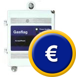 Instalación para analizar gases de la clase Gasflag.