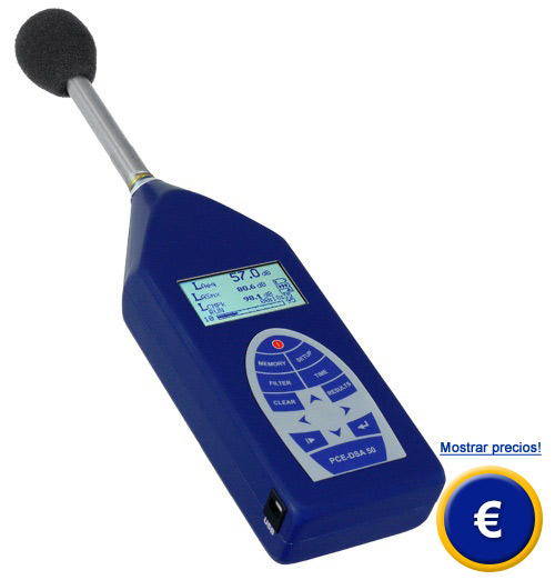 Sonómetro PCE-DSA 50 