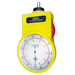 Tacómetro de mano mecánico con protección ATEX: se diferencia por el color de la versión estándar.