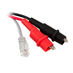 Cables de conexión incluidos en el envío del tester de lan