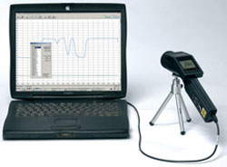 Uso del medidor lser de temperatura LS-Plus con el software y el PC.