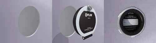 Ejemplo de montaje de la ventana de inspección IR FLIR Serie IRW