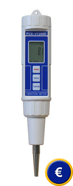 Más información acerca del vibrómetro PCE-VT 2000